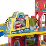 Garaj etajat 4 nivele - Deluxe Garage Play Set Kidkraft set de joaca din lemn pentru copii